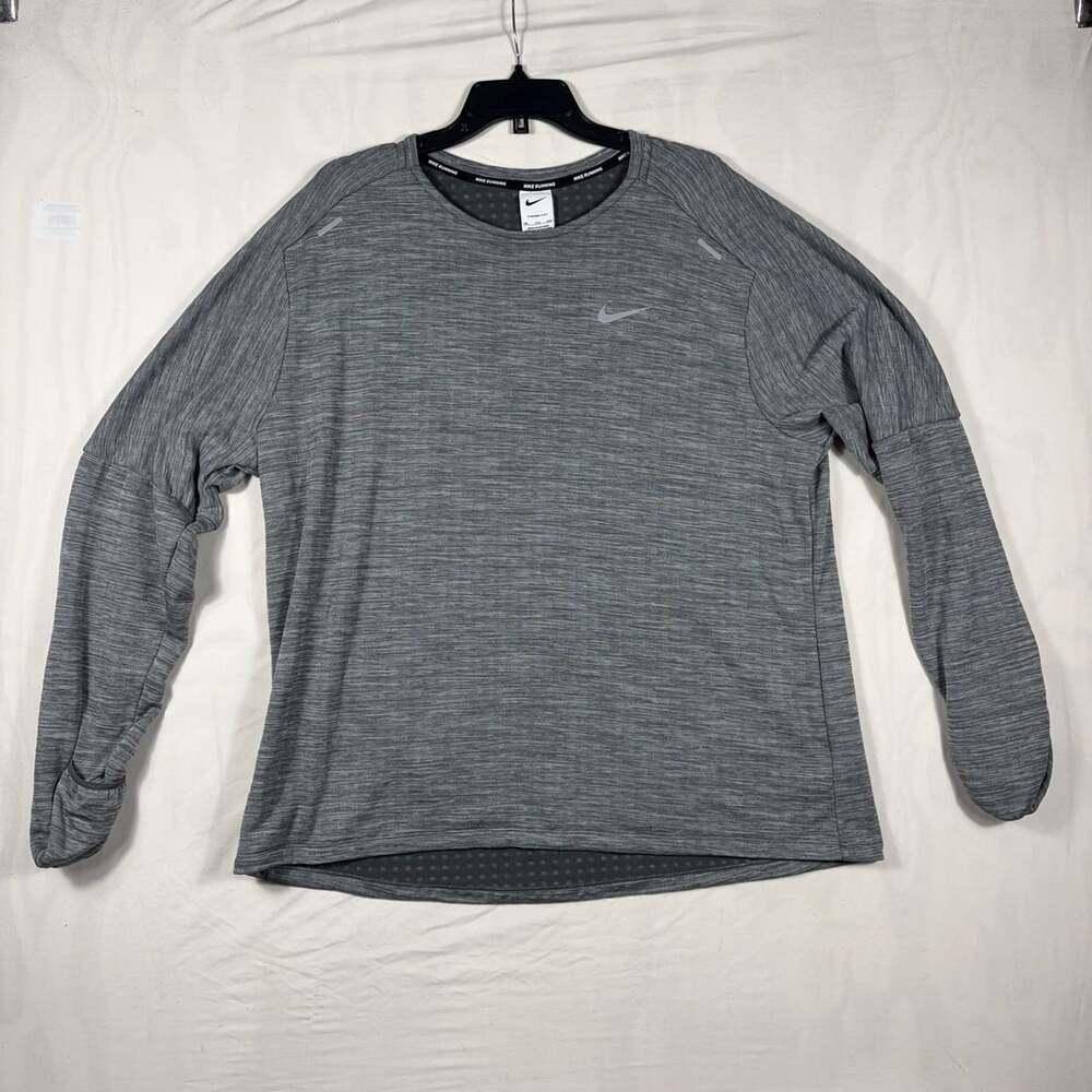Nike Therma Sphere Element Crew Size XXL Gray Running Top